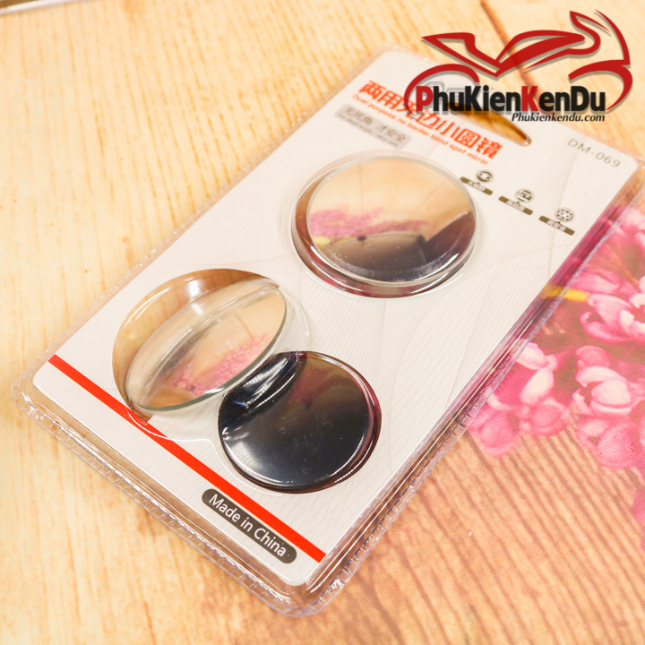 GƯƠNG LỒI CHIẾU HẬU XÓA ĐIỂM MÙ Ô TÔ, XE MÁY, XE TẢI TRÒN 5x5CM